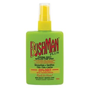 Bushman Plus Personal Insect Repellent Pump Spray - 100ml