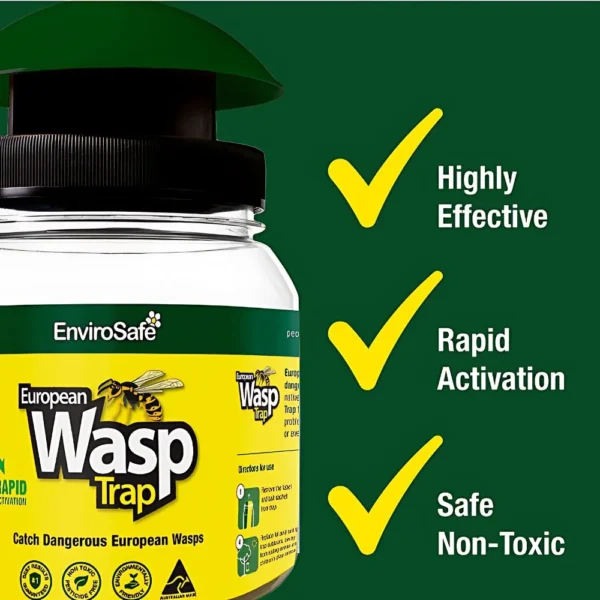 Envirosafe European Wasp Trap – Safe and Effective Wasp Control Solution.