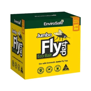 Envirosafe Jumbo Fly Trap Refills – Effective, Non-Toxic Fly Control for Outdoor Spaces.