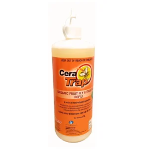 Organic Fruit Fly Attractant Refill - Cera Trap 1L for long-lasting and eco-friendly fruit fly control.