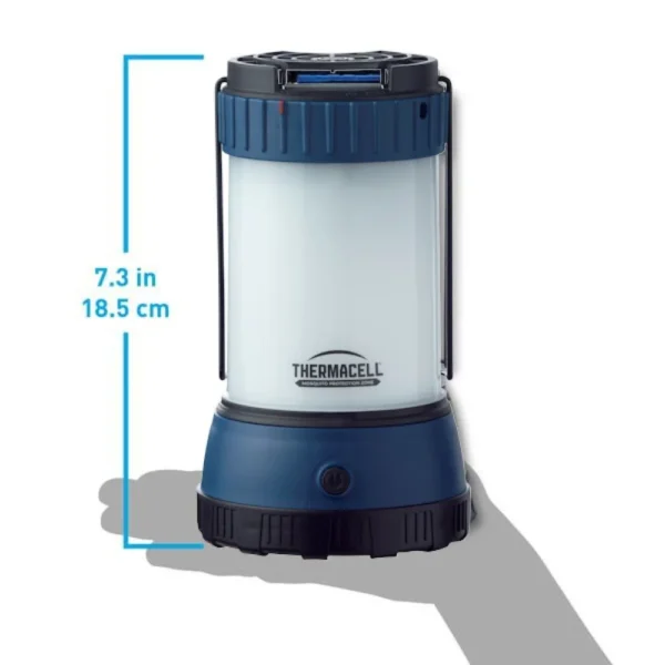 Thermacell Scout Lantern providing light and mosquito protection for outdoor activities.