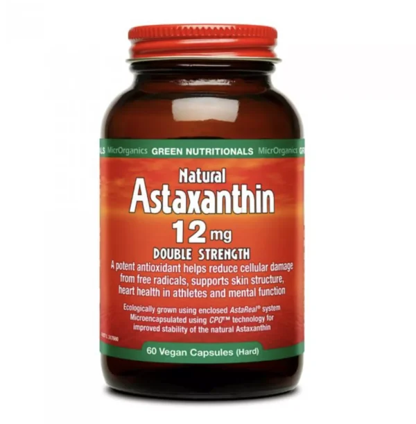 Natural Astaxanthin 12mg - 60 Capsules
