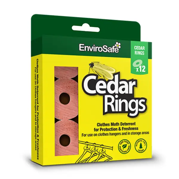 Cedar Rings, Moth Repellant, Odour Free, Eco-Friendly Solution