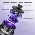 how the rechargeable mosquito trap works