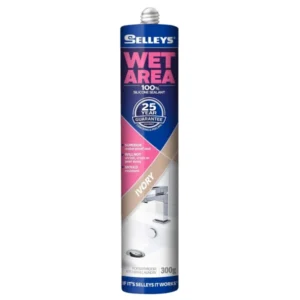 Selleys Wet Area Silicone Sealant Ivory 300g
