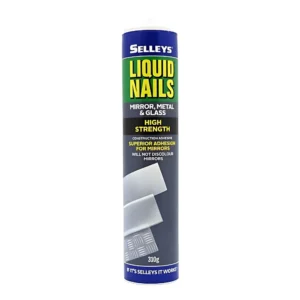 Liquid Nails Mirror Metal & Glass 310g Selleys