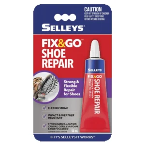 Selleys Shoe Fix 50mL – Strong, flexible, and weather-resistant adhesive for shoe repairs.