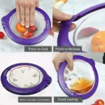 Colourful Food Preservation Press Lids - 5 Pack