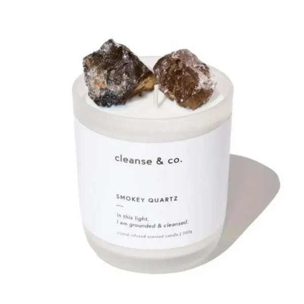 Cleanse & Co. Smokey Quartz Candle - 200g