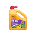 Amgrow Bin Die Hose-On 2L selective weed killer bottle with integrated sprayer for lawn weed control