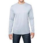 Insect Shield Men's Long Sleeve Tech T-Shirt Platinum