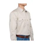 Insect Shield Men's Twill Work Shirt close