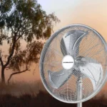 Dynabreeze 400mm Outdoor Smart Pedestal Fan – Weatherproof and Remote-Controlled.