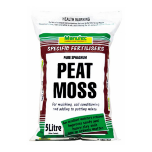 Manutec Peat Moss 5L – High-quality Sphagnum peat moss for superior moisture retention and soil conditioning.