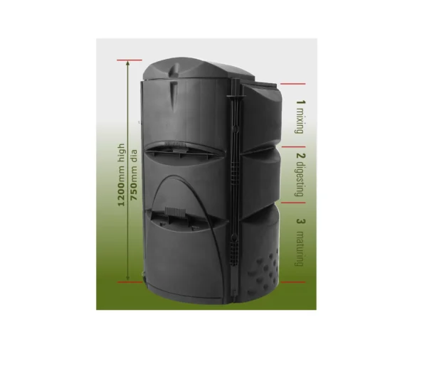 Maze earth maker aerobic composter