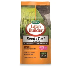 Scotts Lawn Builder Seed & Turf Starter 2.5kg package front view