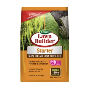 Scotts Lawn Builder Starter Slow Release 4kg fertilizer bag