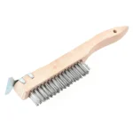 4 Row Brazing Brush With Wood Handle