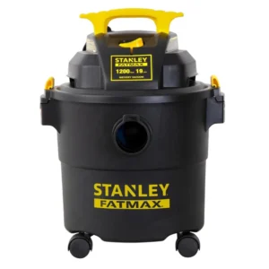 Stanley Fatmax19L Polyurethane Wet vacuum offers powerful suction for home and workshop cleaning.