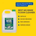 Enzyme Wizard No Rinse Floor Cleaner 5L – Biodegradable, streak-free floor cleaner