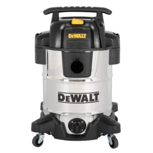 DeWalt 38L Stainless Steel Wet & Dry Vacuum Cleaner for powerful cleaning performance.