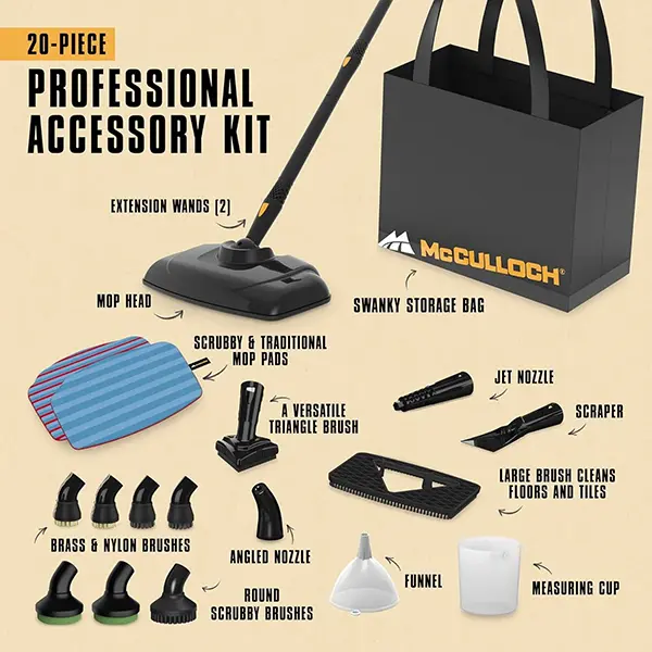 Includes 20 accessories