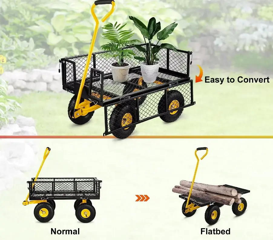 Easy to convert garden cart