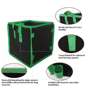 Sturdy Square grow bags