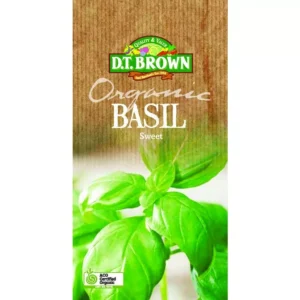 DT Brown Organic Sweet Basil Seeds