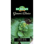 DT Brown Grower's Choice Choy Sum Flowering Pak Choi Seeds