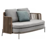 Solenne Two Seater Loveseat Sofa