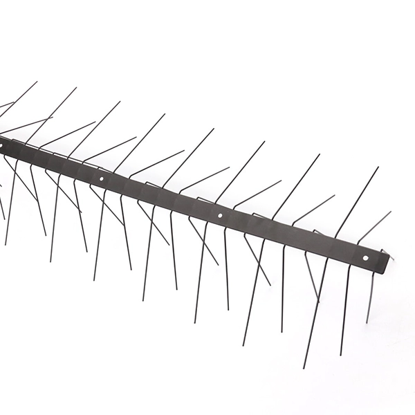 Stainless steel bird control spike, designed to prevent birds from perching on ledges and structures