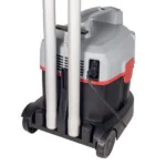 Industrial Wet and Dry Vacuum Cleaner rear view with accessory storage.