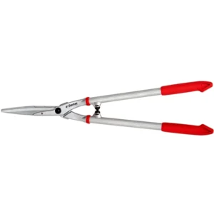 Darlac Expert Pro Shear with long handles and sharp stainless steel blades, ideal for precision hedge trimming and shaping.