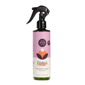 We The Wild Protect plant spray bottle, designed for natural pest protection and plant health support.