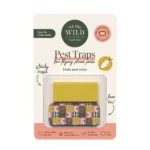 We The Wild Pest Traps packaging, designed for flying plant pests with sticky yellow traps.