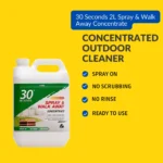 30 Seconds 2L Spray & Walk Away Concentrate – Effortless moss, mould, and algae remover by Pestrol Australia