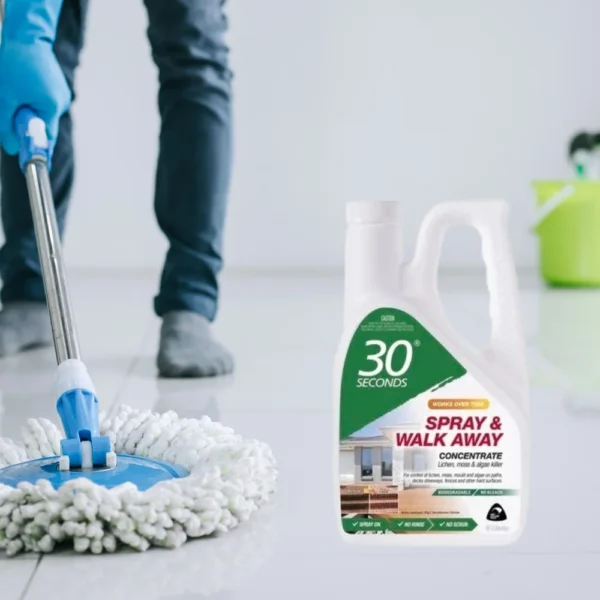 30 Seconds 2L Spray & Walk Away Concentrate – Easy-to-use outdoor cleaner for moss, mold, and algae