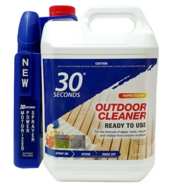 30 Seconds 5L RTU Outdoor Cleaner with Power Sprayer