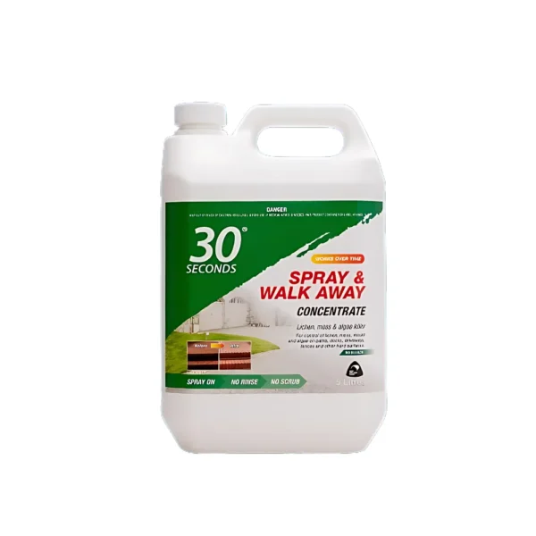 30 Seconds 5L Spray & Walk Away Concentrate - Effective Outdoor Cleaner