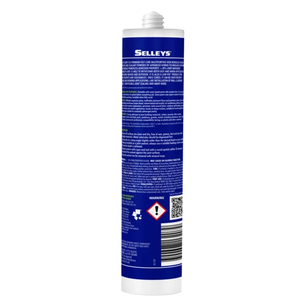 Selleys 650FC Fast Cure Adhesive Sealant Grey - 300mL