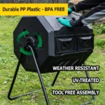 Pestrol Compost Tumbler 160L BPA Free