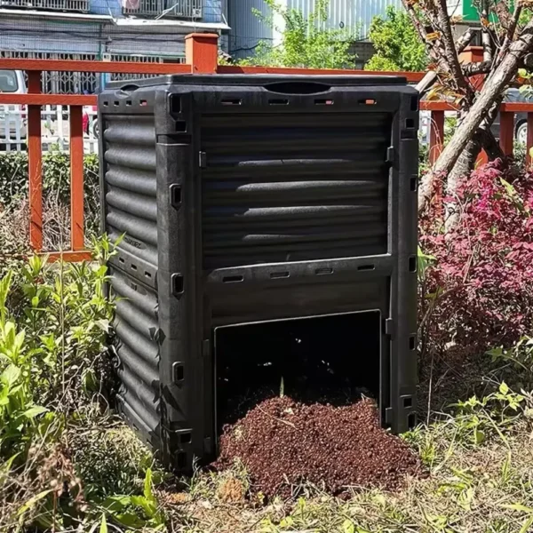 This Composting Bin will fit into any backyard!