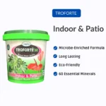 Troforte Indoor & Patio Fertiliser 700g - Microbe-Enriched, Long-Lasting, Eco-Friendly, with 60 Essential Minerals.