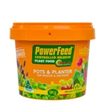 PowerFeed Controlled Release Pots and Planters 1kg - Premium fertiliser for pots and planters that promotes healthy growth and improves soil structure.