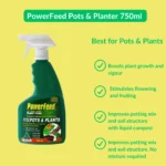 PowerFeed Pots & Planter 750ml – High-quality liquid fertiliser for boosting the growth and vitality of potted plants.