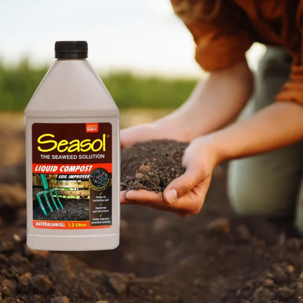 Seasol Liquid Compost Concentrate 1.2L – Liquid compost for boosting soil fertility and healthy plant development.