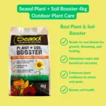 Seasol Plant + Soil Booster 4kg – Enhance soil quality and promote healthy outdoor plant growth naturally.