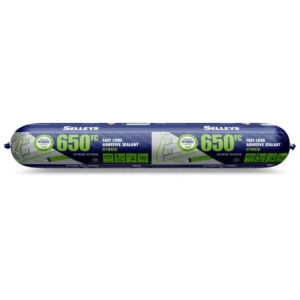 Selleys 650FC Adhesive Sealant Grey Sausage - 600mL for durable and reliable bonding