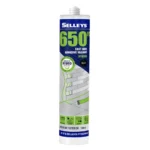 Selleys 650FC Fast Cure Adhesive Sealant Black - 300mL for superior bonding strength